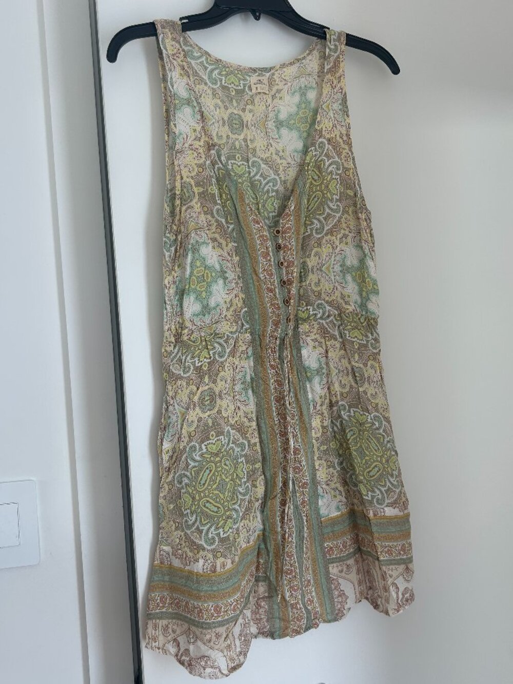 O'Neill Green Paisley Sundress S